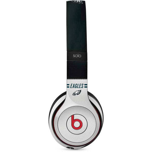 NFL Philadelphia Eagles White Striped Beats Solo 3 Wireless Skin